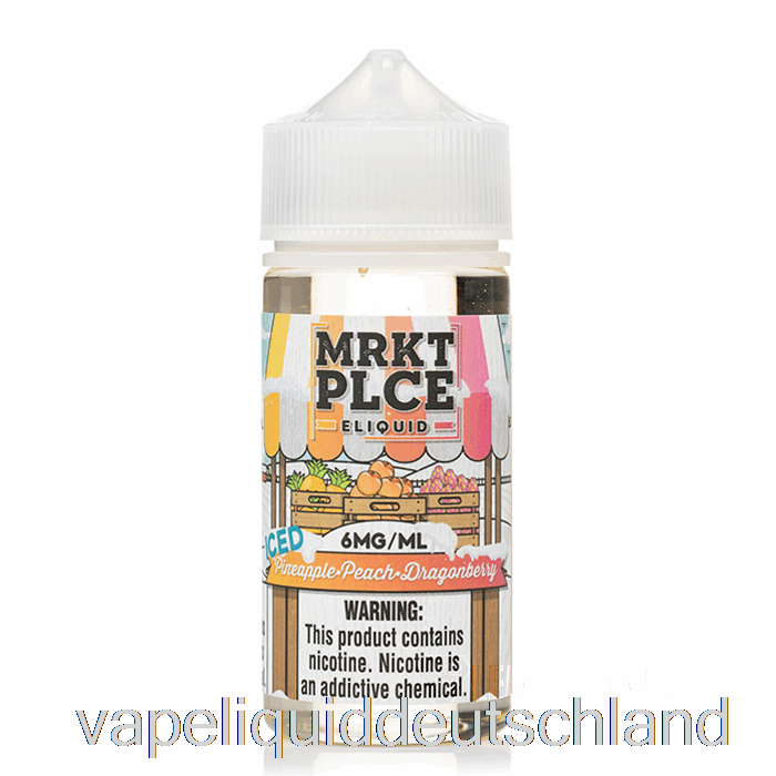 Ice Pineapple Peach Dragonberry - Mrkt Plce - 100 Ml 6 Mg Vape Deutschland